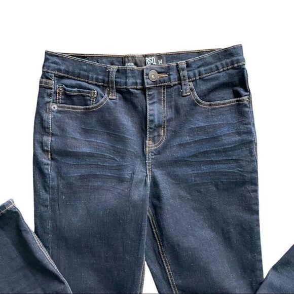 RSQ London Skinny Dark wash jeans‎ Size 14 - Picture 7 of 8